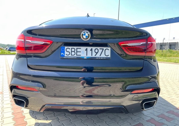 BMW X6 cena 153000 przebieg: 123000, rok produkcji 2017 z Czeladź małe 172